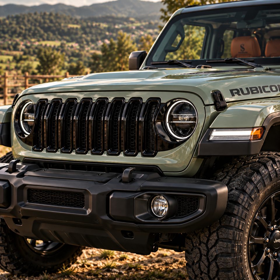 Parrilla del Jeep Wrangler