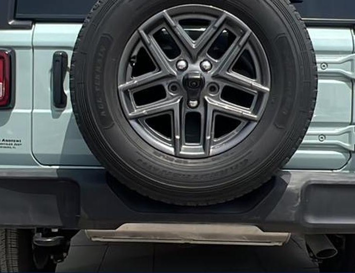 Vista trasera del Jeep Wrangler original