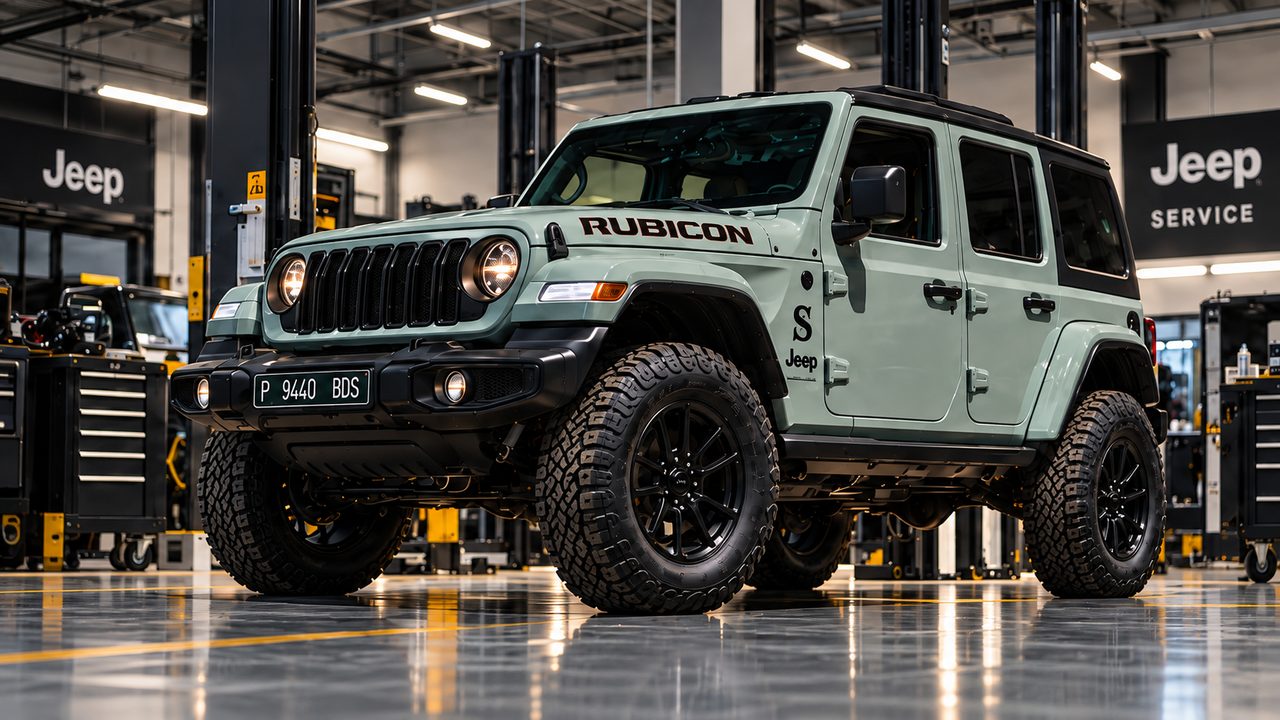 SS Performance Rubicon en el taller oficial Jeep